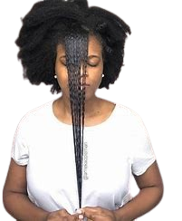 Cheveux shrink forte